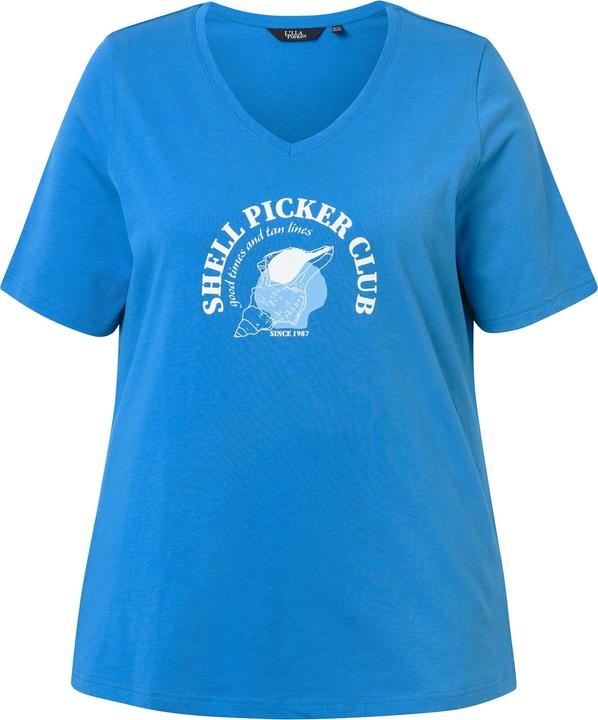 Actual product image Ulla Popken Shell Picker Club Short Sleeve Graphic Tee (50, 52)