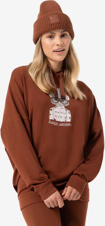 Immagine prodotto Super Natural W Felpa Con Cappuccio Del Gatto Delle Nevi (M)