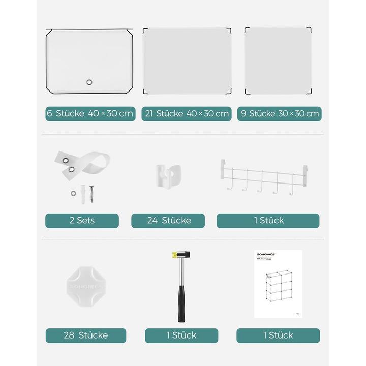 Produktbild Songmics Sneak (82 x 32 x 92 cm)