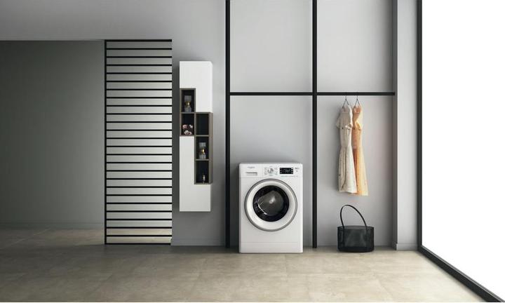 Produktbild Whirlpool Freistehende Waschmaschine FFB 9258 SV DE 9 kg 1200 U/min weiss (9 kg, Links)