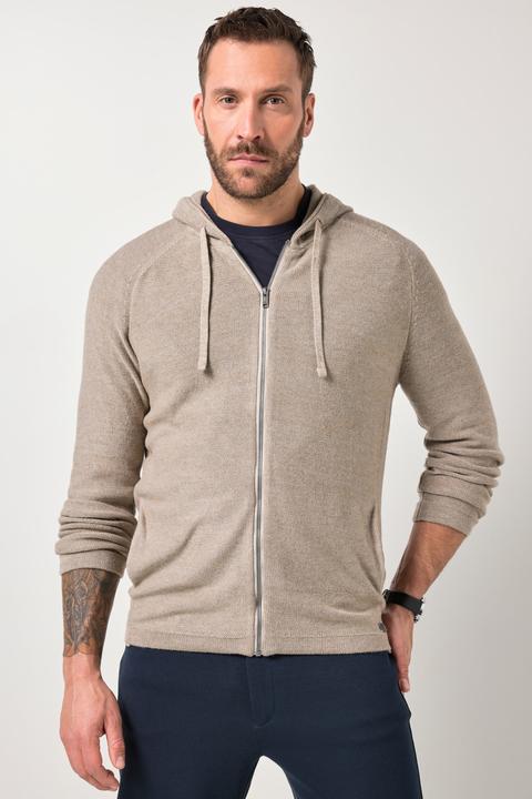 Produktbild JP1880 Strickjacke, Kapuze, Zipper, bis 7XL (L)
