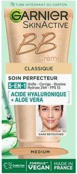 Immagine prodotto Garnier Crema BB cura completa tutto in uno con acido ialuronico e aloe vera per pelle mista a grassa