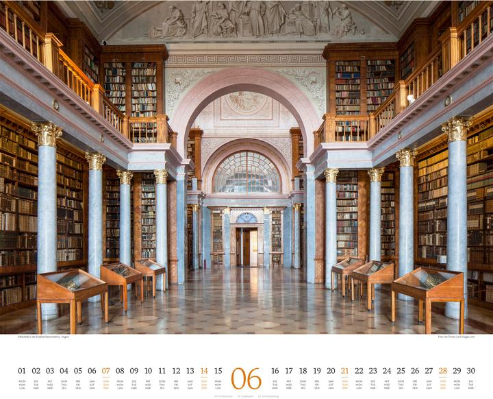 Image du produit Welt der Bücher - Bibliotheken-Kalender 2026 (54 x 48 cm)