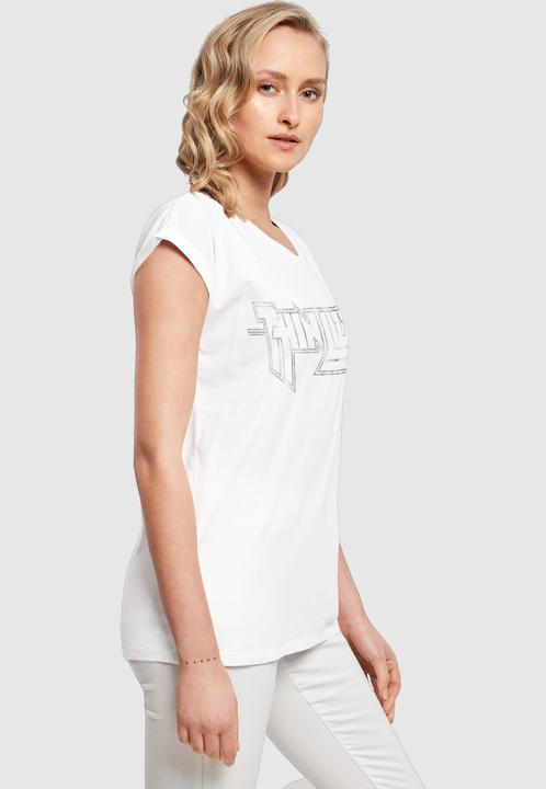 Produktbild Merchcode Ladies Thin Lizzy - TL Superhero Extended Shoulder Tee - 181497 (S)