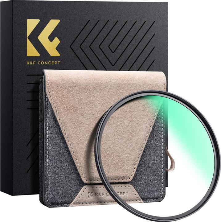 Produktbild K&F Concept 49MM Brass Frame MCUV Filter HD Waterproof Anti-Scratch Green Coated (Nano-X Pro Series)