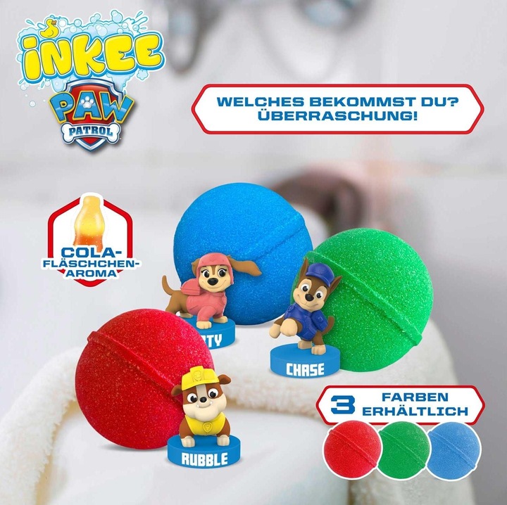 Actual product image Craze Paw Patrol surprise bathing ball (Bath bombs)