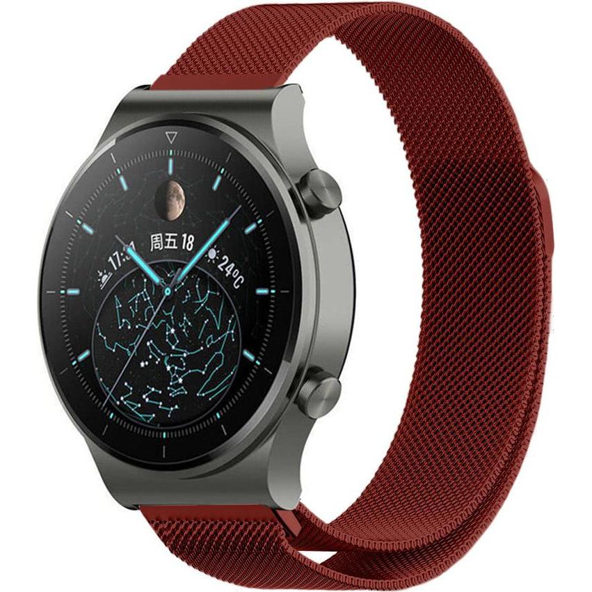 Strap-it Armband (22 mm, Watch GT 2 Pro), Uhrenarmband, Rot