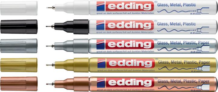 Produktbild Edding 780-CREA (Silber Metallic, 0.80 mm, 1 x)