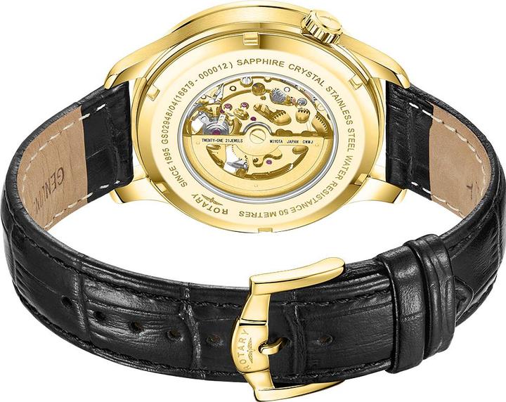 Produktbild Rotary GS02948/04 Greenwich Automatik Herrenuhr 42mm 5ATM (Analoguhr, 42 mm)