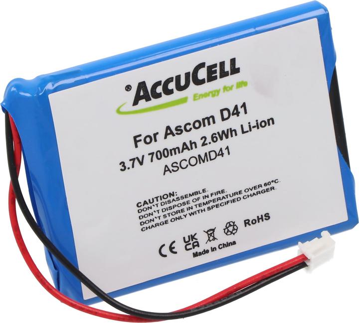 Produktbild Ascom Akku D41 Akku FA01302005, FA83601195