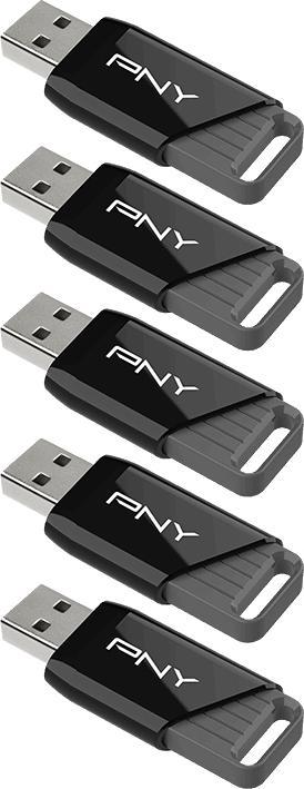 Image du produit PNY ATTACH X USB 3.2 32GB PACK X5 (32 Go, USB-A)