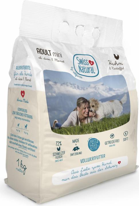 Image du produit Swiss natural Nourriture semi-humide Soft ADULT au poulet et aux pommes de terre (Adulte, Junior, 1 pcs, 1000 g)