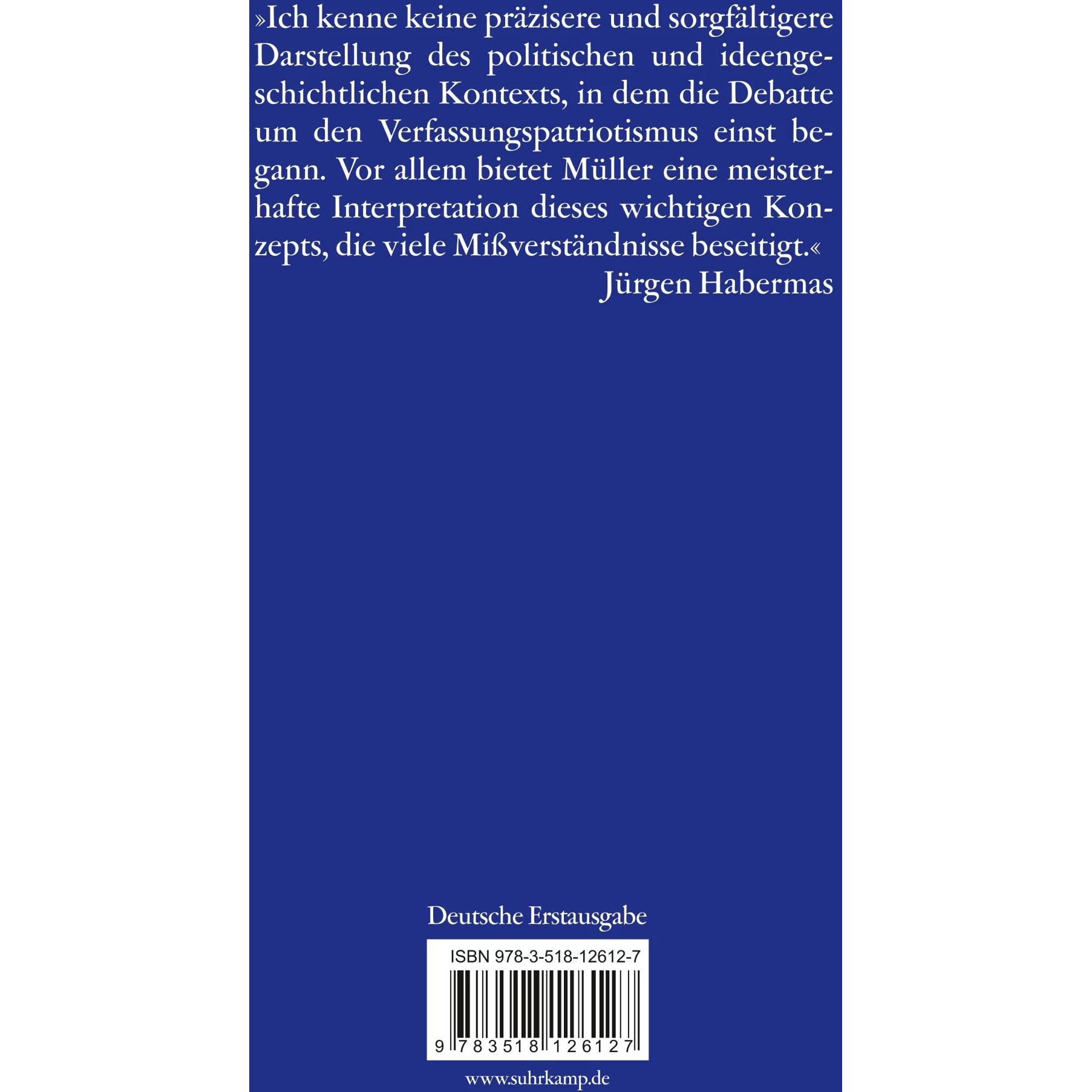 Verfassungspatriotismus, Fachbücher von Jan-Werner Müller