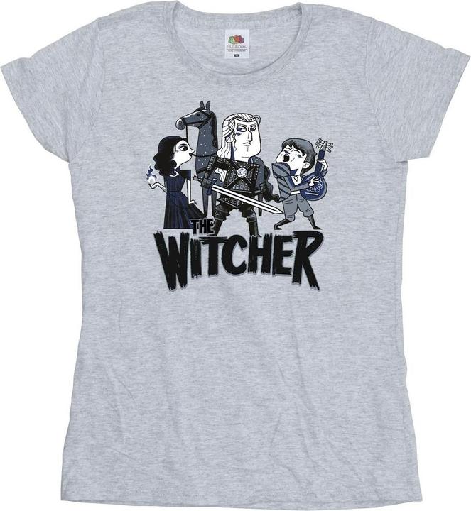 Produktbild Netflix The Witcher Team Illustrated TShirt (S)