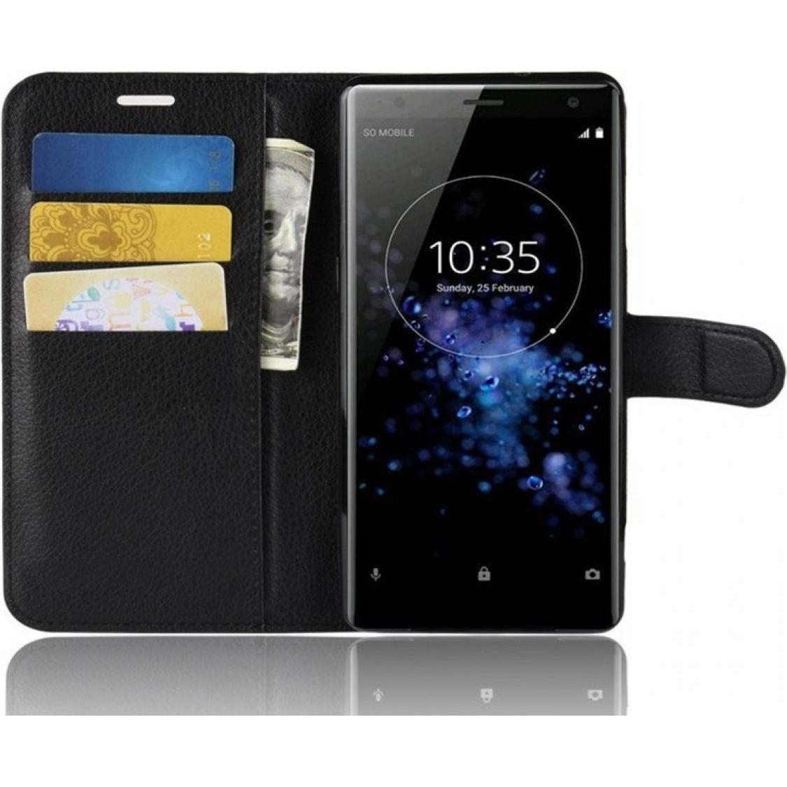 Thumbnail - Screenguard Sony Xperia XZ3 Leather Guard Lederhülle (Sony Xperia XZ3), Smartphone Hülle, Schwarz