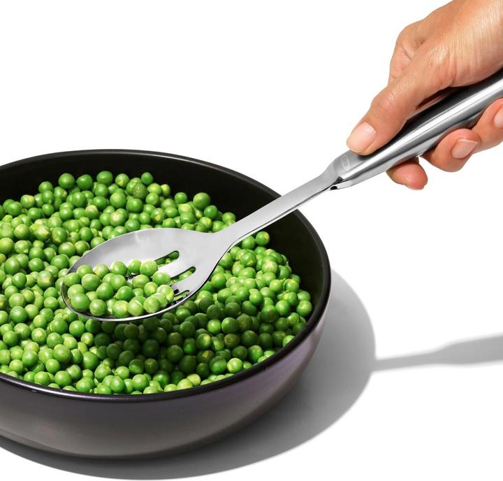 Produktbild OXO Steel Servierlöffel mit Schlitzen, 28cm (Servierlöffel)