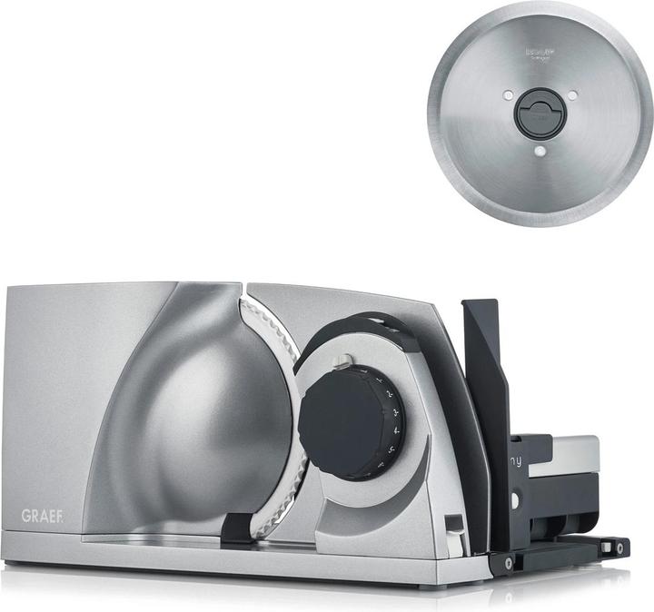 Immagine prodotto Graef MYtiny 1200 UE affettatrice pieghevole multiuso con 2 coltelli