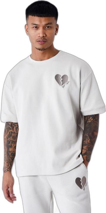 Produktbild Project X Paris Dickes T-Shirt Gebrochenes Herz (XS)