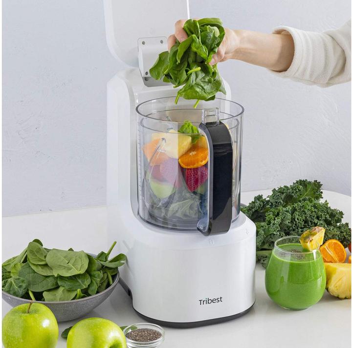 Actual product image Tribest Backspin Blender Schwarz/Weiss (900 W)