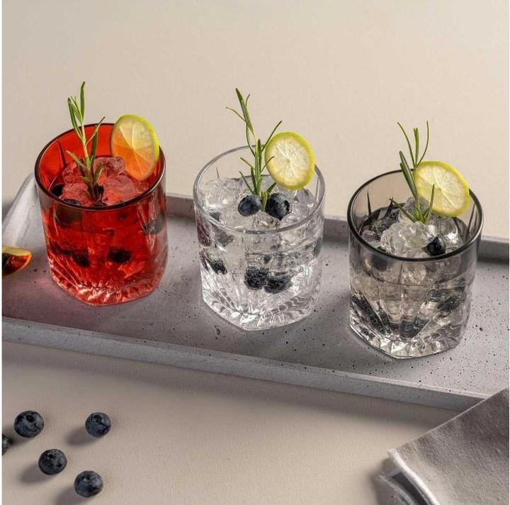 Produktbild Leonardo Whiskyglas Capri 220 ml, 4 Stück, Grau (2.20 dl, 4 x, Whiskygläser)