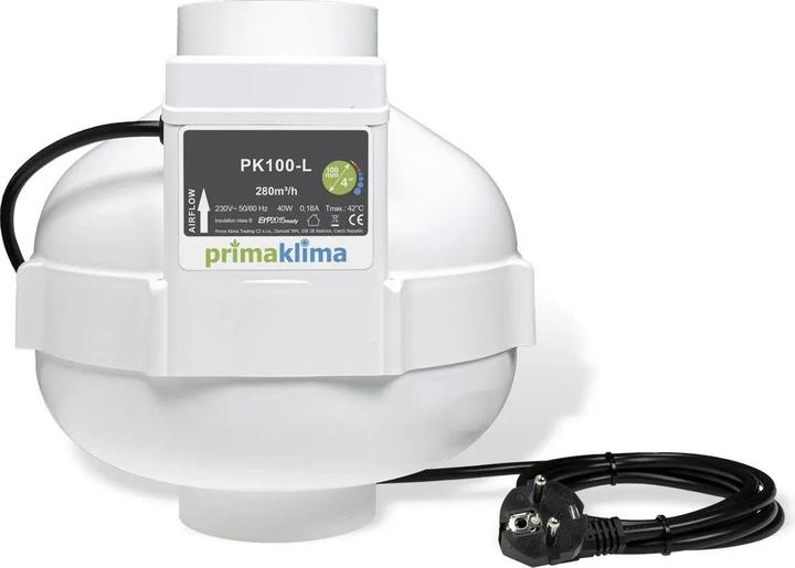 Prima Klima PK100-L 100mm 280m3/h