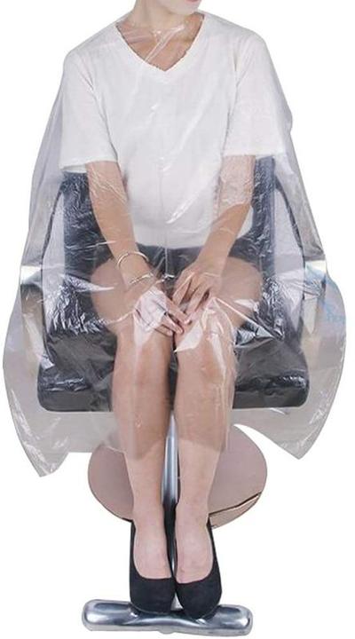 Immagine prodotto Hermex 100 pezzi di mantellina da taglio monouso per parrucchieri coiffeur
