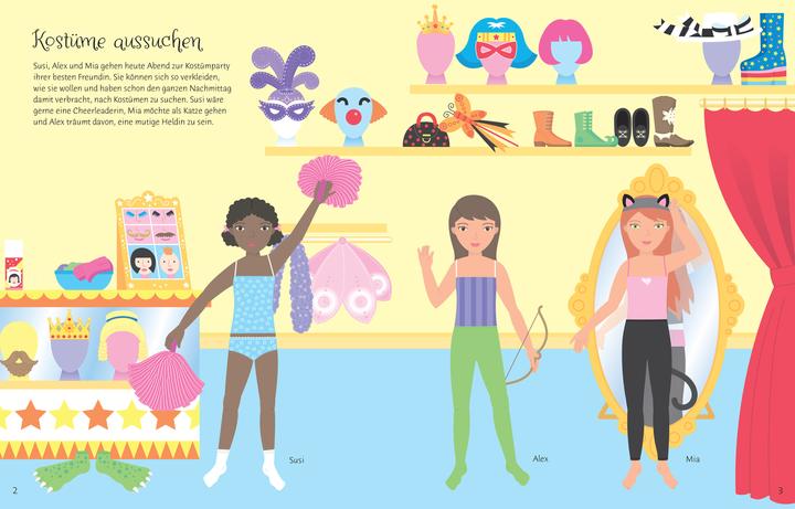 Actual product image My dress-up doll sticker book: Costumes