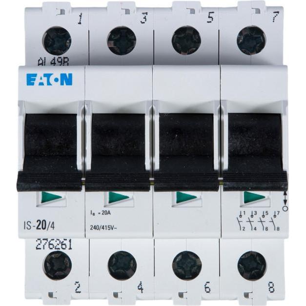 Thumbnail - Eaton, Systemstromversorgung, Hauptschalter 4p 400V 20A