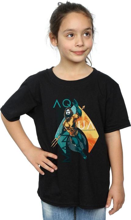 Immagine prodotto Aquaman Tropical Icon Maglietta Ragazze (116)