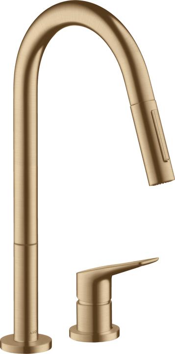 Immagine prodotto Axor Citterio M DN 15 Miscelatore da cucina monocomando a 2 fori 220 con doccetta estraibile