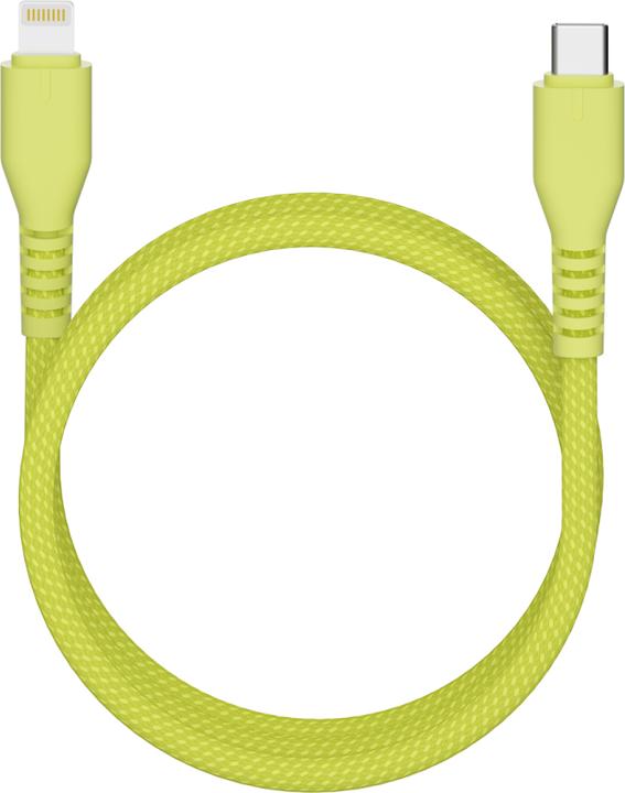 Immagine prodotto Qualo nylon cable USB-C - Lightning 1.5m 2,4A yellow QKN-CL-05 (1.50 m, 12 W)
