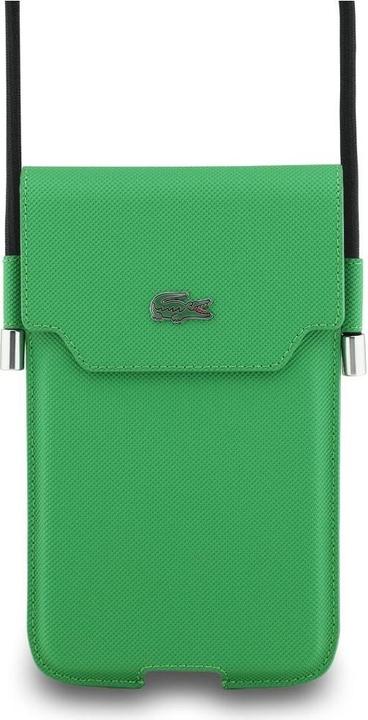Lacoste Universal Crossbody Phone Pouch - Petit Pique - Estragon Green
