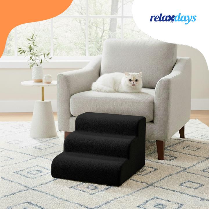 Actual product image Relaxdays dog steps (Cat, Dog, Washable)