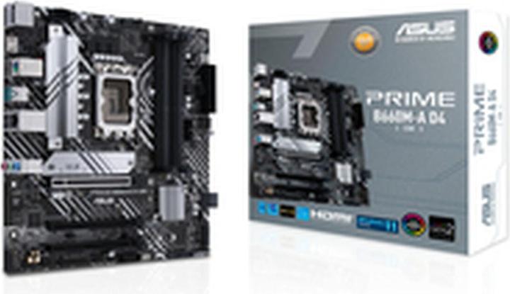Image du produit ASUS MB PRIME B660M-A D4-CSM (Intel,1700,DDR4,mATX) (LGA 1700, Intel B660, mATX)
