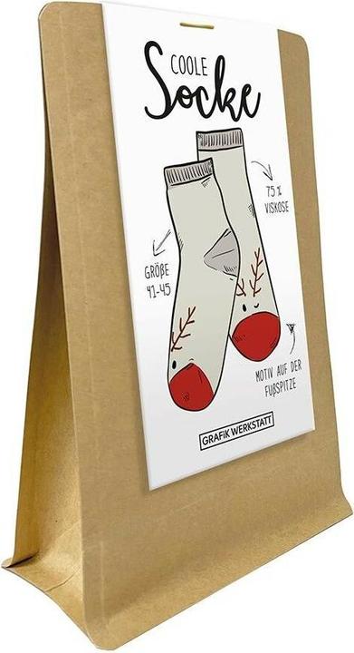 Image du produit Coole Socke Weihnachten, Rentier (41 - 45)