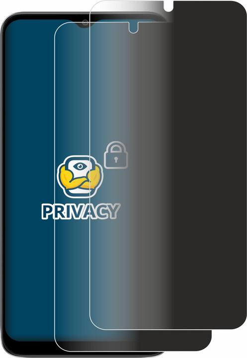 Actual product image BROTECT Anti-spy privacy film Blue light protection film (2 Piece, Motorola Moto E13)