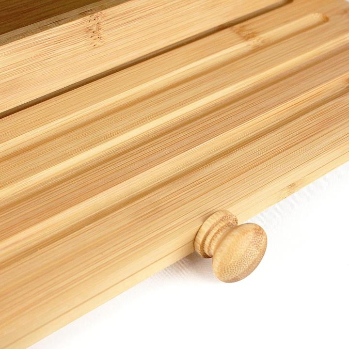 Actual product image Fishtec Brotkasten mit integriertem Schneidebrett und Krümelfang