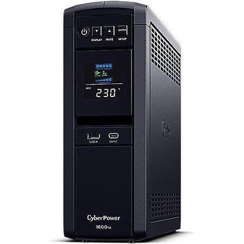 Cyberpower USV CP 1600EPFCLCD 1600VA/1000W Line-Interactive (1600 VA, 1000 W, Line-Interaktiv USV), USV