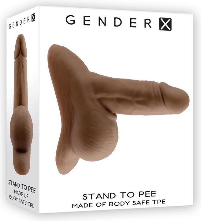 Produktbild Gender X Tpe Stand To Pee Dark Flesh Einheitsgrosse