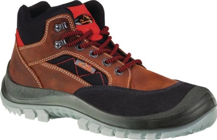 Produktbild Remisberg Sicherheitsstiefel Sherpa Grösse 38 braun/rot S3 EN ISO 20345 Nubukleder (S3, 38)