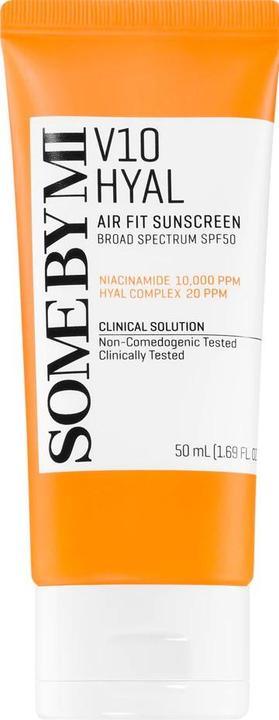 Some By Mi V10 Hyal Airfit Sun Screen (Sun cream face, Suntan cream, SPF 50+, 50 ml)