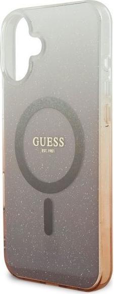 Produktbild Guess GUHMP16MHGRCELW iPhone 16 Plus 6.7" brązowy/brown hardcase IML Glitter Gradient MagSafe (Apple iPhone 16 Plus)