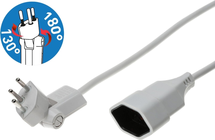 Max Hauri Estensione TD a clip H05VV-F3G1.0 (5 m, Tipo 13)