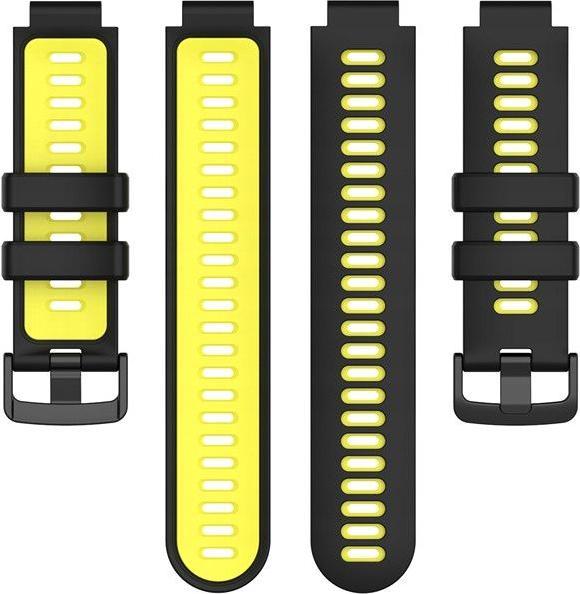Image du produit Garmin Bracelet en silicone pour G02 - noir et jaune