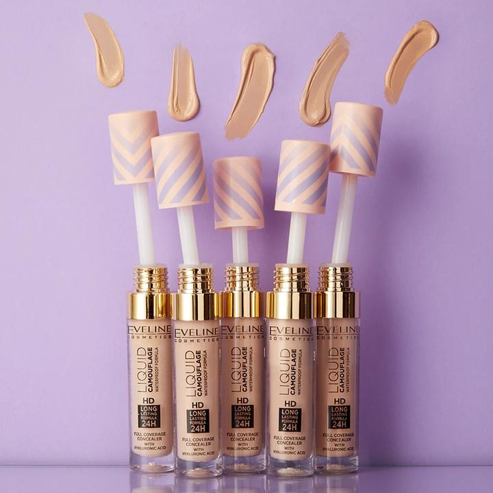 Image du produit Eveline Anti-cernes liquide Camouflage Hd Waterproof With Hyaluronic Acid 06 7.5Ml (Inconnu)