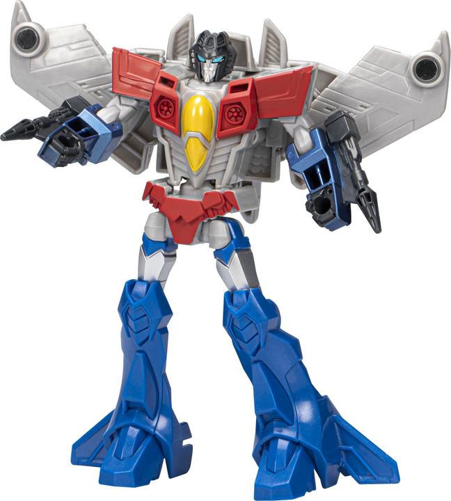 Hasbro Transformers giocattolo EarthSpark Warrior-Class Starscream action figure, robot giocattolo per