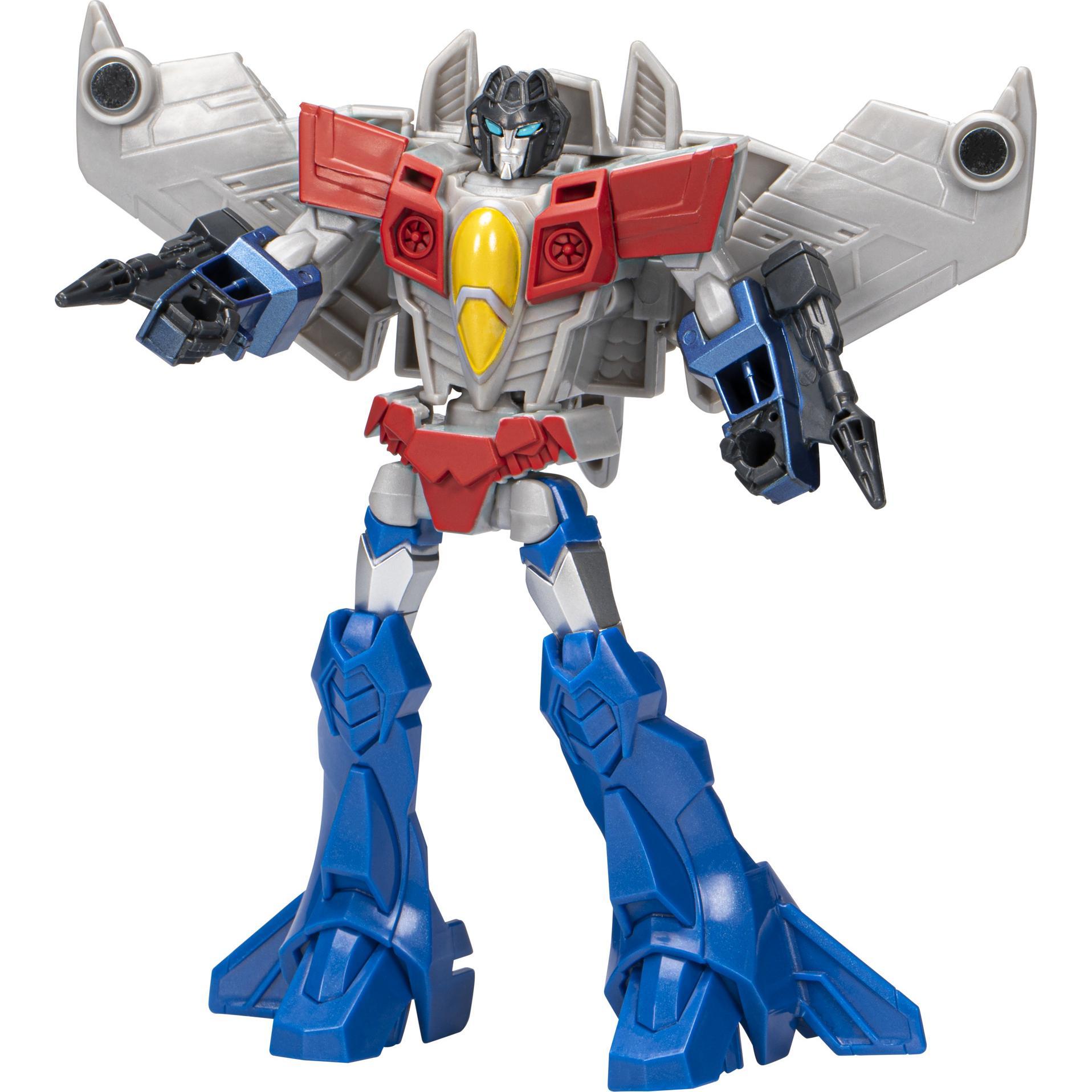 Hasbro Transformers Spielzeug EarthSpark Warrior-Klasse Starscream Action-Figur, Roboterspielzeug für Kinde (F67285X2)