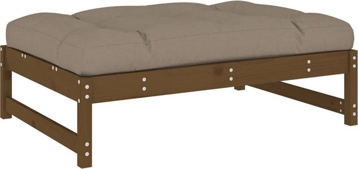 Produktbild vidaXL 2-tlg. Garten-Lounge-Set mit Kissen Honigbraun Massivholz