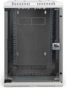 Produktbild Assmann Digitus Kombi-Wandgehäuse 254 mm (10") und 482,6 (19") mm, Wandmontiertes Regal, 10U, 30 k (10 HE, 10 Zoll Rack, 19 Zoll Rack)