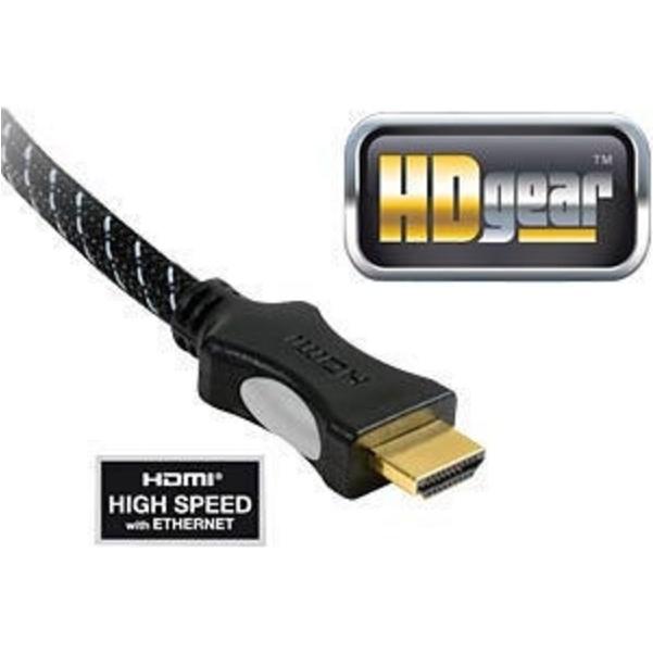 Thumbnail - HDgear HDMI (Typ A) — HDMI (Typ A) (2 m, HDMI), Video Kabel